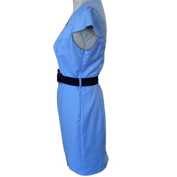 * SOLD * Forever 21 Blue Wiggle dress * - Picture 4 of 13